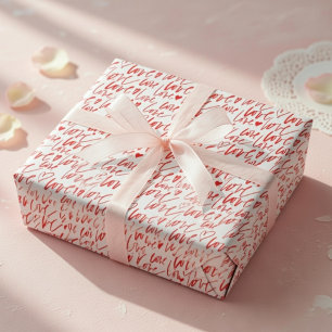 Valentine’s Day Gift Wrap Cute Love coquette