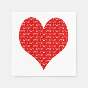 Valentine’s Day Heart Napkin