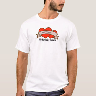 Valentine’s Day Heart Ribbon Romantic love Design T-Shirt