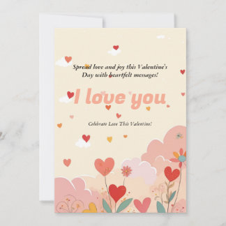 Valentine’s Day Heartfelt “I Love You” Card