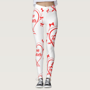 Valentine’s Day: Hearts, Bows, and Love You Charm Leggings