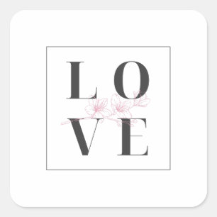 ❤️Valentine’s Day❤️I love you   Square Sticker