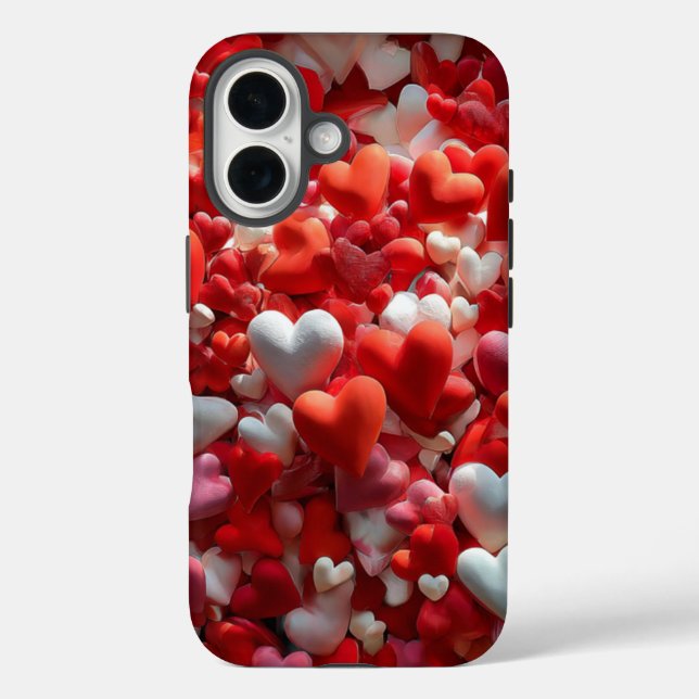Valentine’s Day iPhone 16 Tough Case | Romantic (Back)