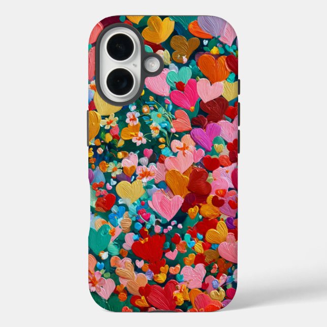 Valentine’s Day iPhone 16 Tough Case | Romantic (Back)