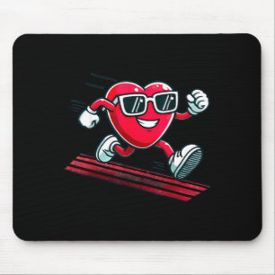 Valentine’s Day Love Heart Runner Track Running Mouse Mat
