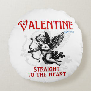 Valentine’s Day Love Mug Round Cushion