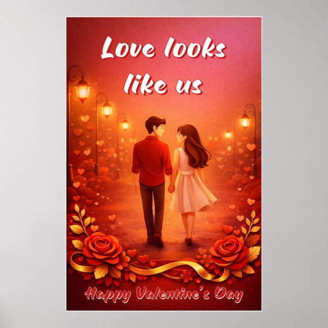 Valentine’s Day Love Quote Poster (Front)