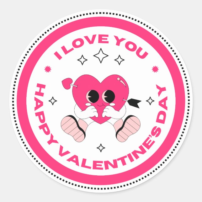 Valentine’s Day Love Sticker (Front)