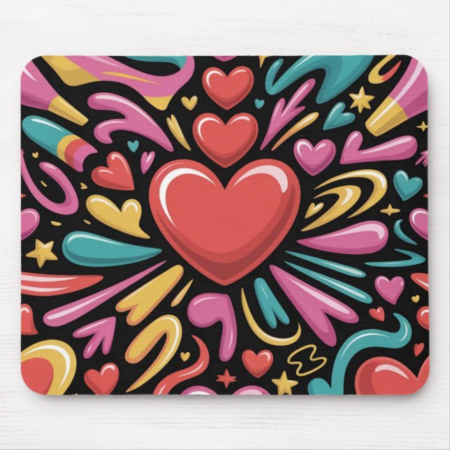 Valentine’s Day Mousepad | Romantic (Front)
