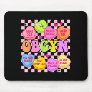 Valentine’s Day Obgyn Nurse Gynaecology Gynaecolog Mouse Mat