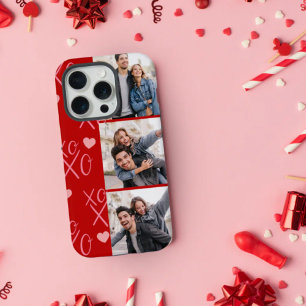 Valentine’s Day Photo Collage Personalized Couple iPhone 16 Pro Max Case