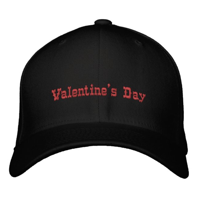 Valentine’s Day Spread Love and Style Romantic-Hat Embroidered Hat (Front)