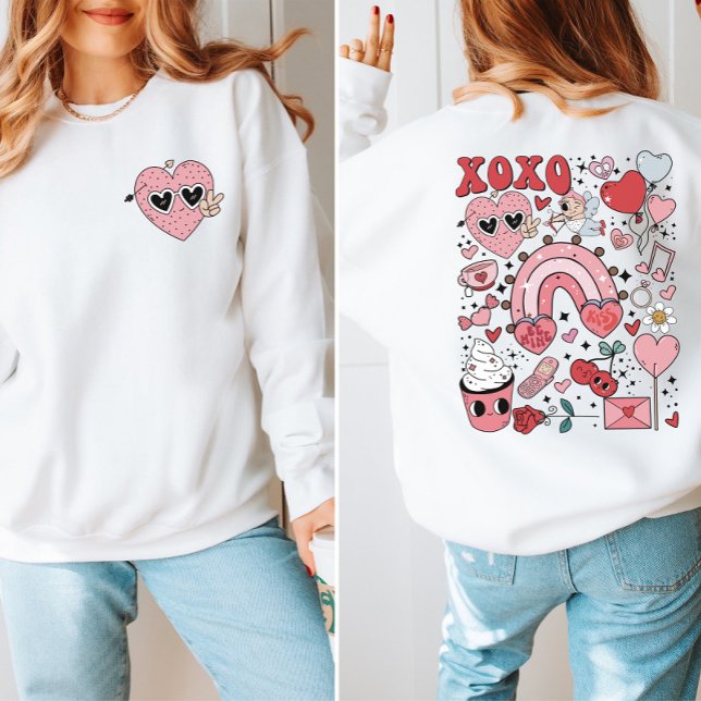 Valentine’s Day Sweatshirt Back & Front print (Creator Uploaded)