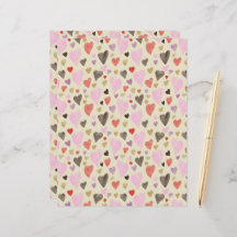 Valentine’s Day Sweetheart Flat Paper Sheet