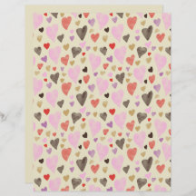 Valentine’s Day Sweetheart Flat Paper Sheet II