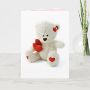 Valentine’s Day Teddy Bear Card