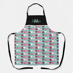 Valentine’s Day Theme Heart Pattern Apron