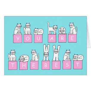 Valentine’s Day White Cats You are the Best