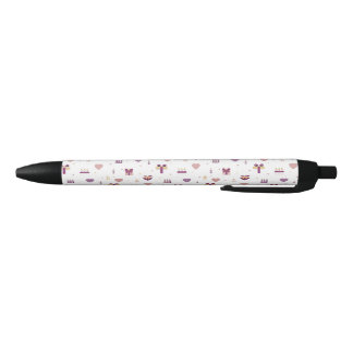 Valentine’s Love Pattern Black Ink Pen