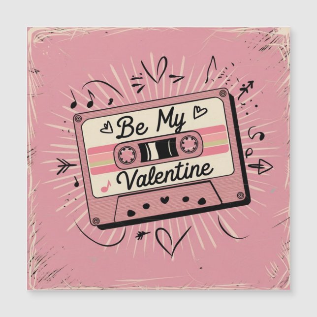 Valentine´s retro cassette, for him ,for her (Front)