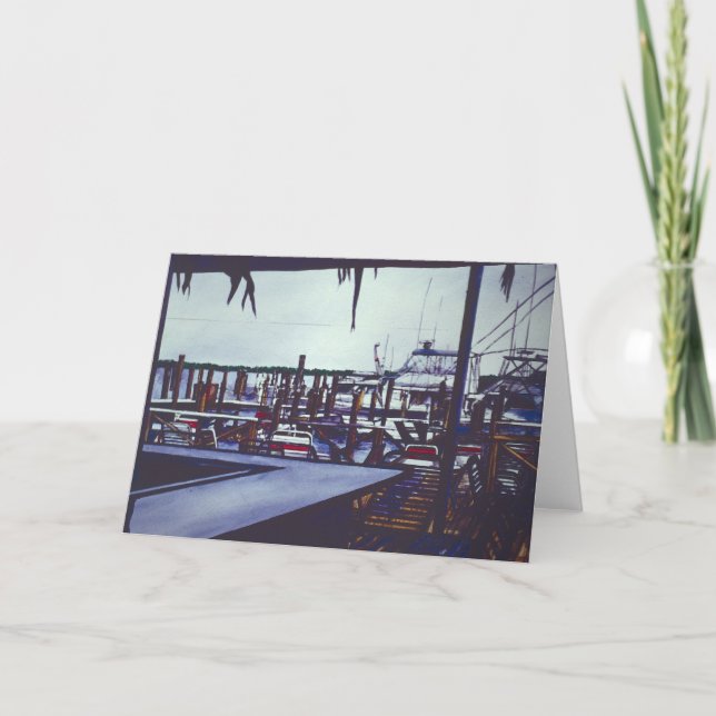 Valentine’s View, Harbour Island Greeting Card (Front)