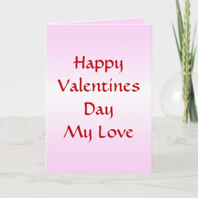 Valentine & Scripture Design Greeting Card (Front)
