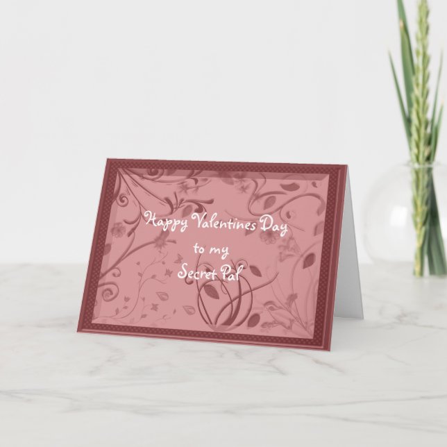 Valentine Secret Pal Holiday Card (Front)