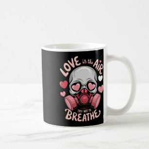 Valentine Skull Gas Mask Kawaii Love Aesthetic _1 Coffee Mug