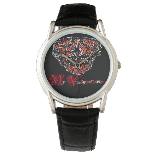 VALENTINE SKULL WATCH (Front)