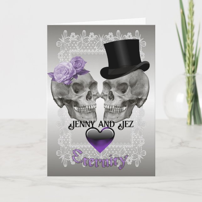 Valentine skulls card (Front)