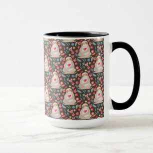 Valentine Sloth Pattern Mug