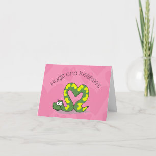Valentine Snake Card