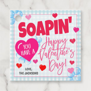 Valentine Soap Gift Tag