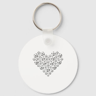 Valentine Soccer Heart Drip Srt Love Valentines Da Key Ring