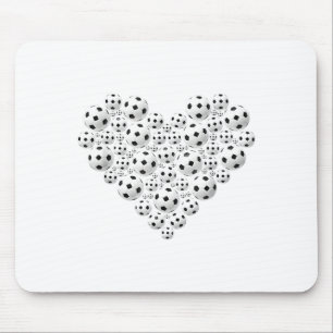 Valentine Soccer Heart Drip Srt Love Valentines Da Mouse Mat