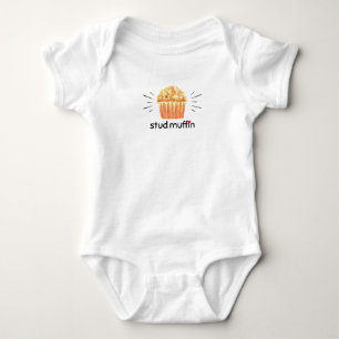Valentine Stud Muffin Baby Bodysuit