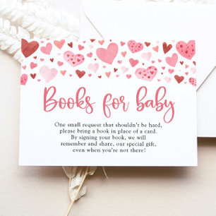 Valentine Sweetheart Baby Shower Diaper Raffle Invitation