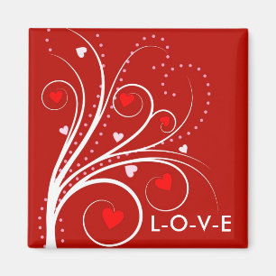 Valentine Sweetheart Tree Magnet