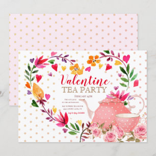 Valentine Tea Party Invitation