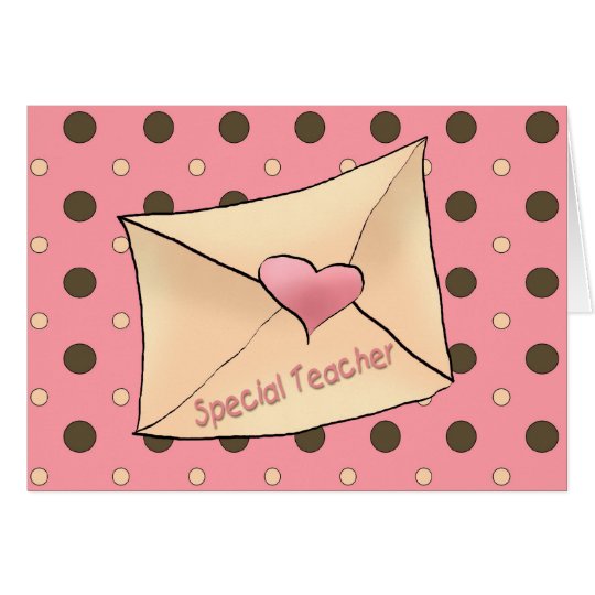 Valentine Teacher Card