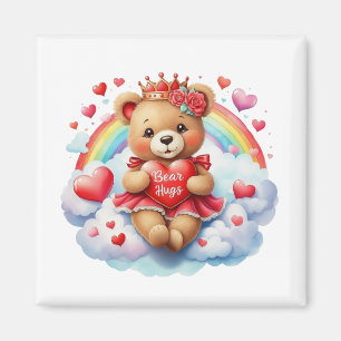 Valentine Teddy Magnet  