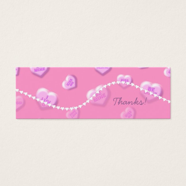 Valentine Thank You Tags (Front)