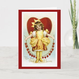 Valentine To The One I Love Holiday Card
