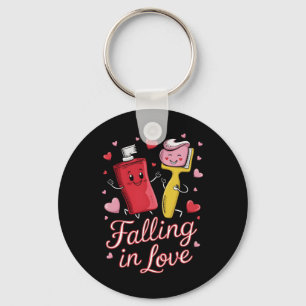 Valentine Toothpaste Love Toothbrushes Falling Inl Key Ring
