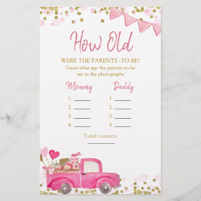 Valentine Truck Sweetheart How Old The Parents (Front)