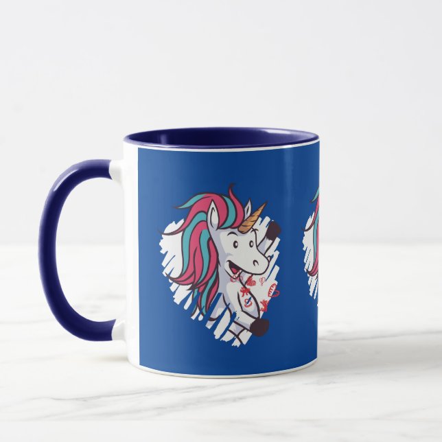 Valentine Unicorn Mug (Left)