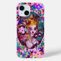 VALENTINE VENETIAN MASQUERADE MASKS AND CONFETTI