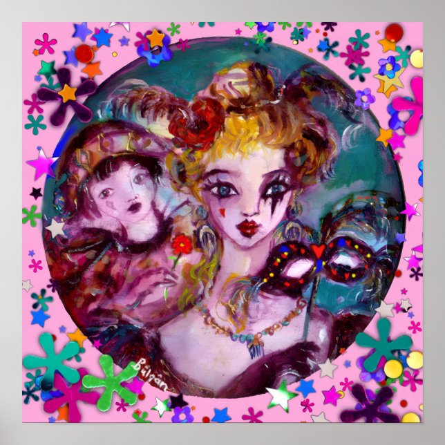 VALENTINE VENETIAN MASQUERADE MASKS POSTER (Front)