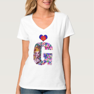 VALENTINE VENETIAN MASQUERADE MONOGRAM G LETTER T-Shirt