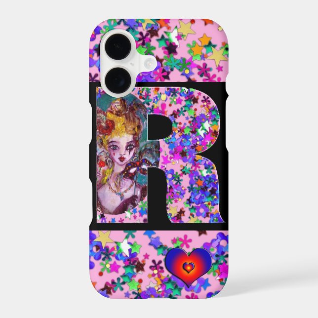 VALENTINE VENETIAN MASQUERADE MONOGRAM R LETTER (Back)